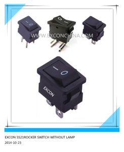 Ss21 Rocker Switch Without Lamp Power Switch for Copier
